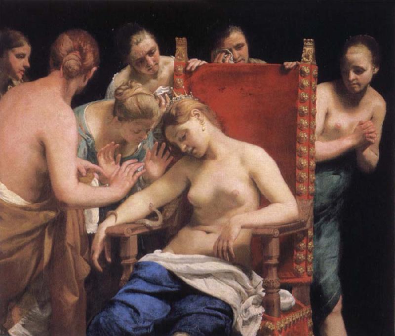 Guido Cagnacci Suicied of Cleopatra oil painting image